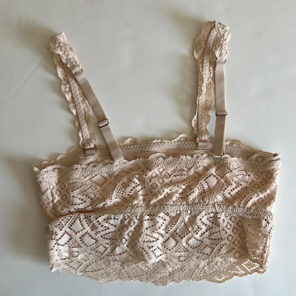 Aerie Bralette with adjustable & removable straps Small NWOT